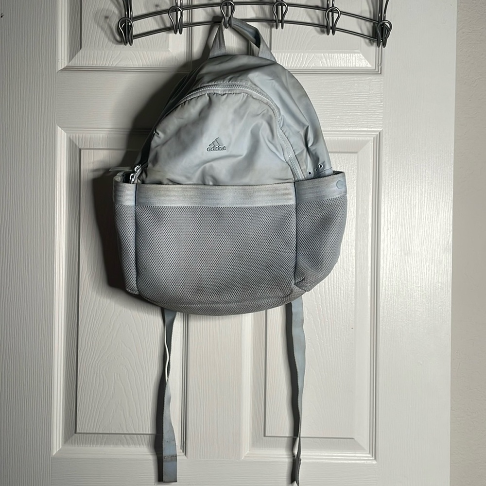Adidas pastel backpack book bag